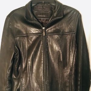 ☃️Jones New York Black LeatherJacket☃️
